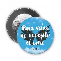 ADN CHAPA GRANDE PARA VOLAR NO NECESITO EL CIELO